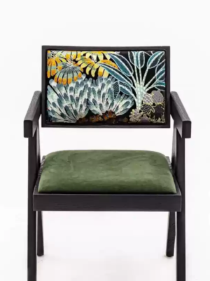 Pre-loved embroidered Chandigarh dining chairs